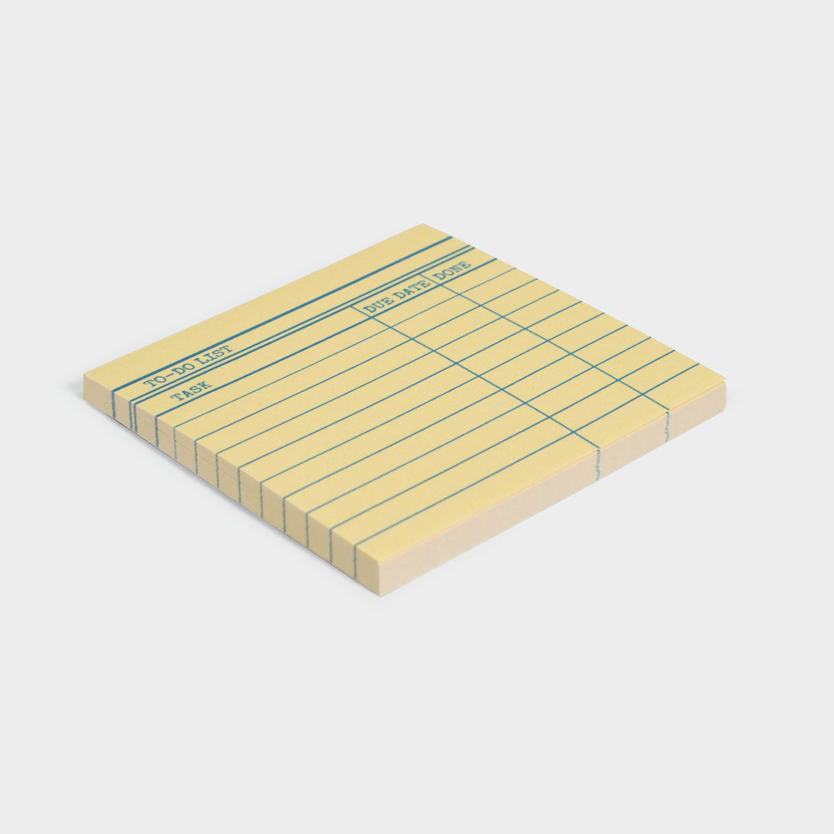 Library Card Post-It ® Sticky Notes - Yellow