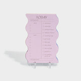 Lilac Wavy Daily Notepad