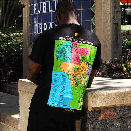Local Library Black Tee
