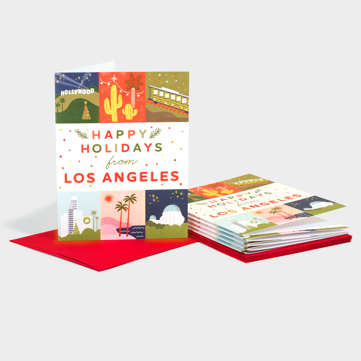 Los Angeles Grid Holiday Cards (Set of 6)