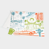 Los Angeles in Color Tea Towel