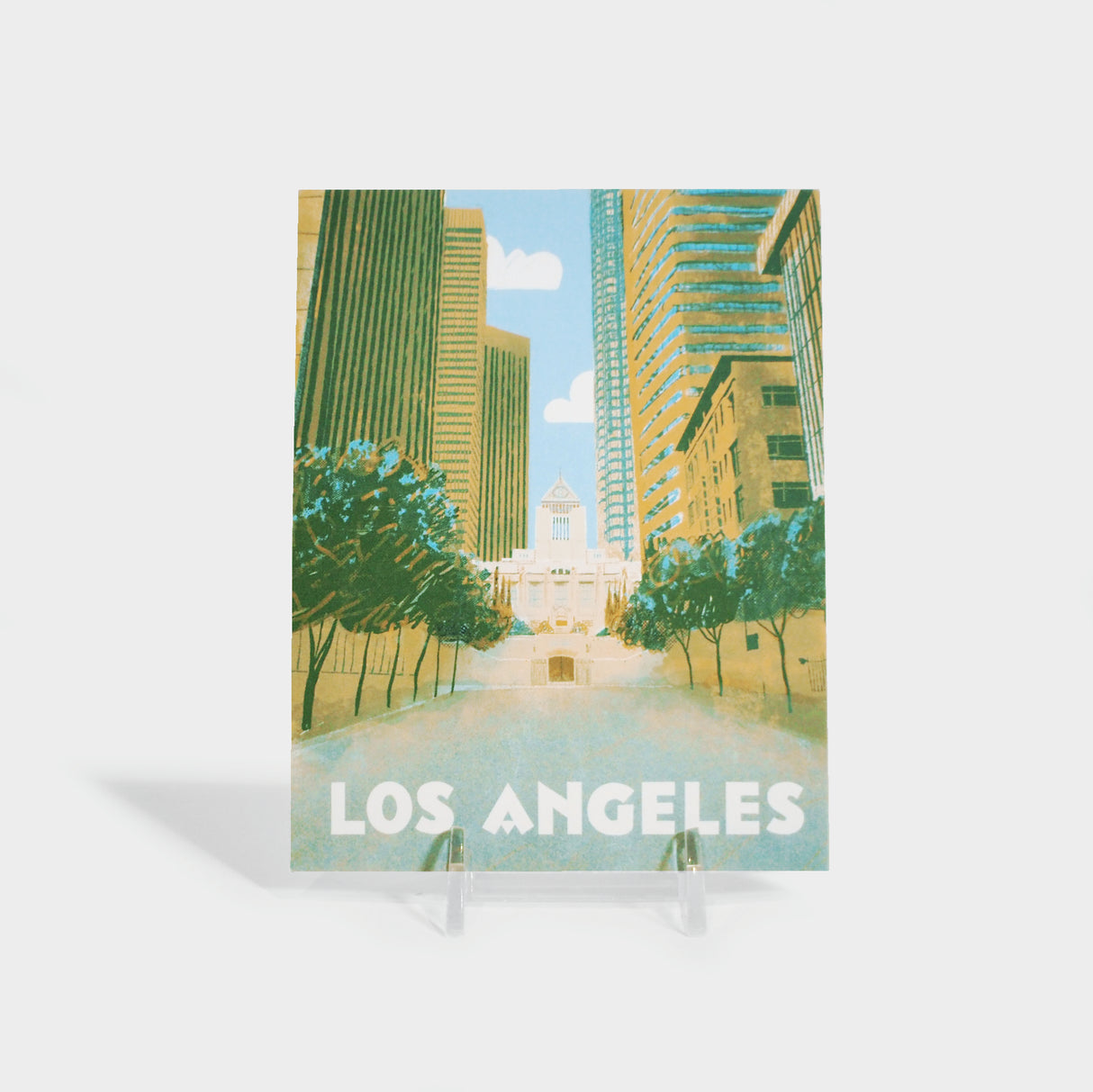 Los Angeles Public Library Post Card