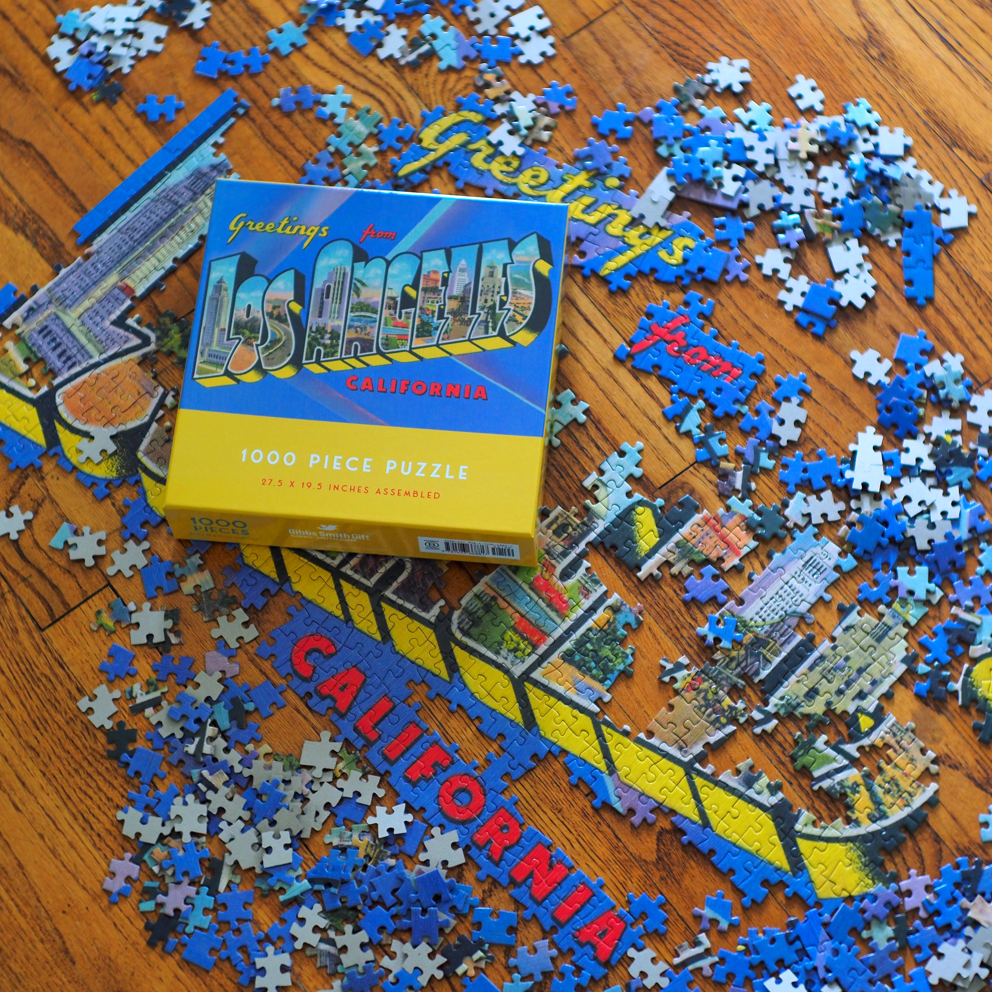 Greetings From Los Angeles Puzzle - 1000 Pieces – The Library Store