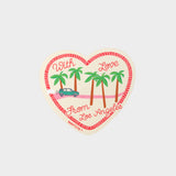 Los Angeles With Love Palm Trees Sticker