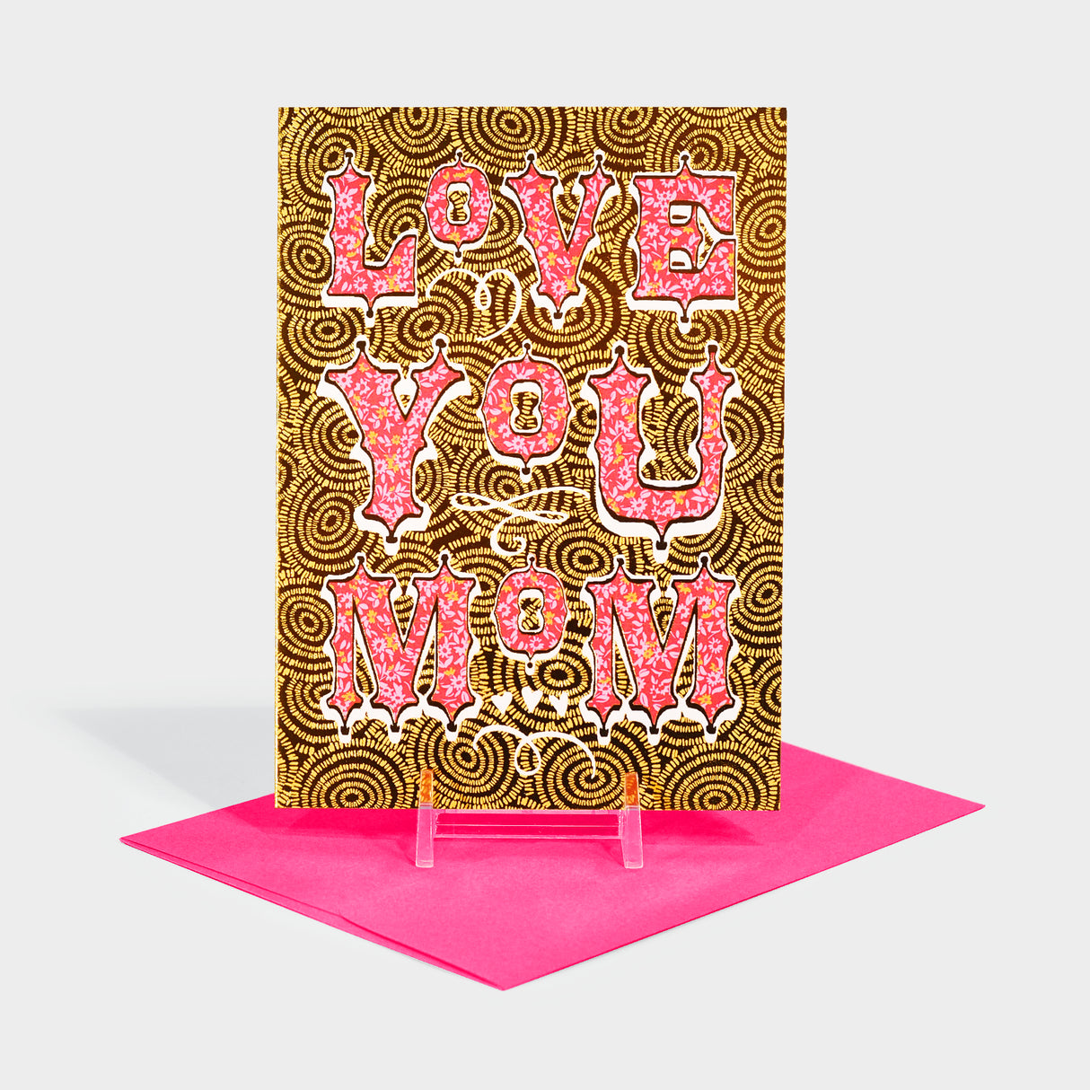 Love You Mom Greeting Card