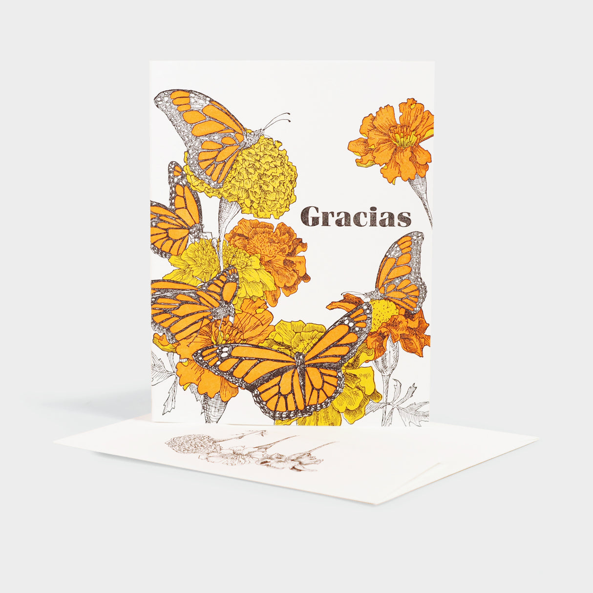 Marigold Gracias Card