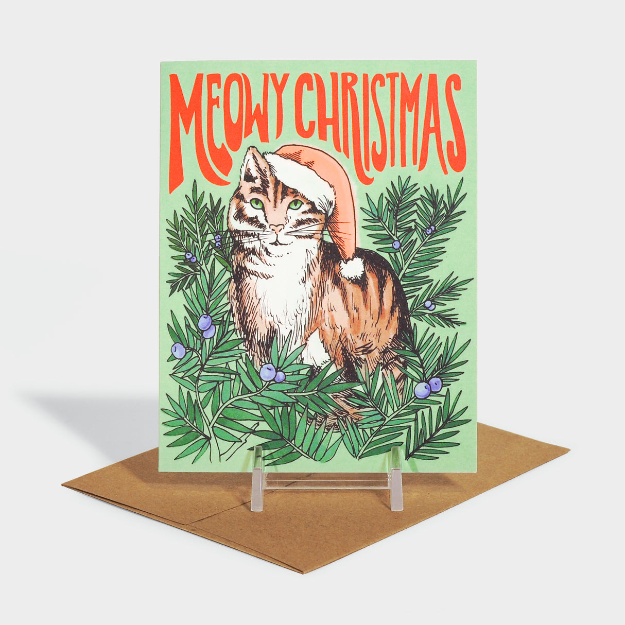 Meowy Christmas Card