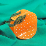 Midi Orange Hair Claw Clip