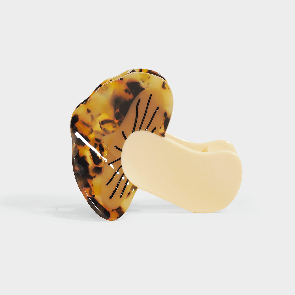 Midi Shitake Mushroom Hair Clip Claw