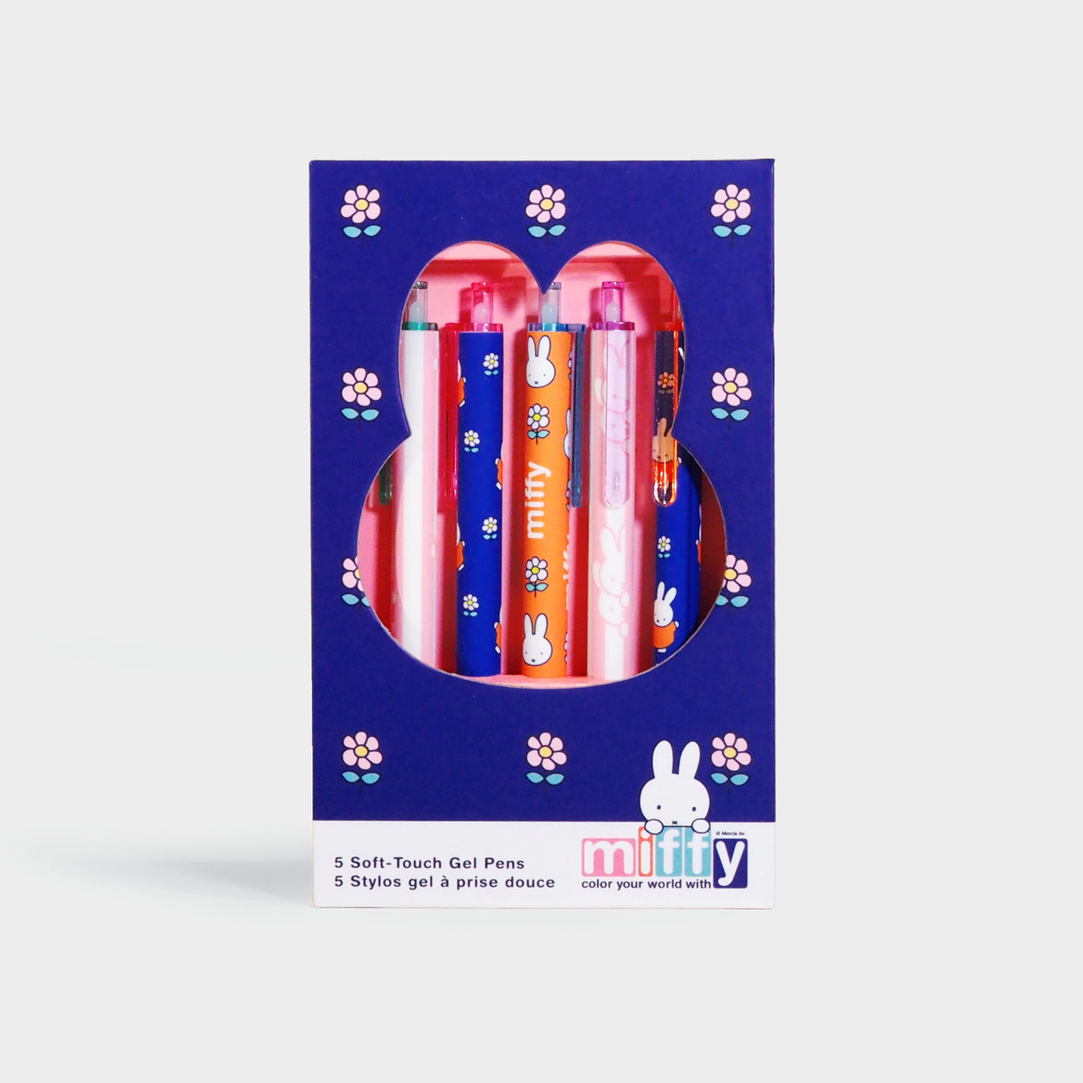 Miffy Dreamy Petals Soft-Touch Gel Pen Set
