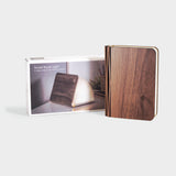 Mini Smart Book Light in Walnut