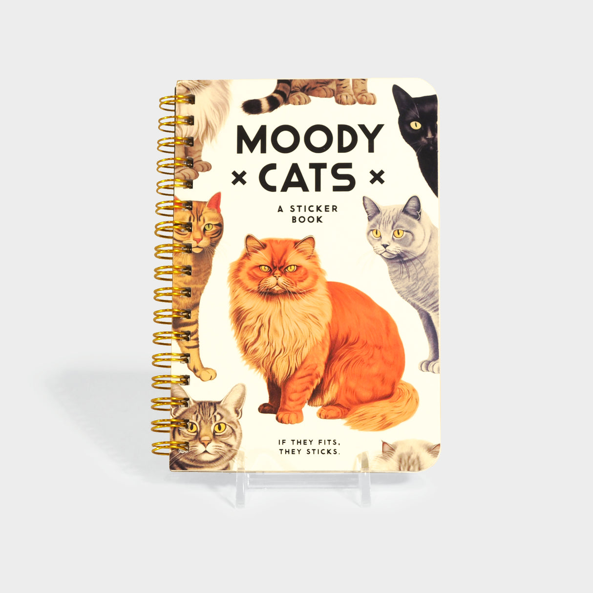 Moody Cats Sticker Book