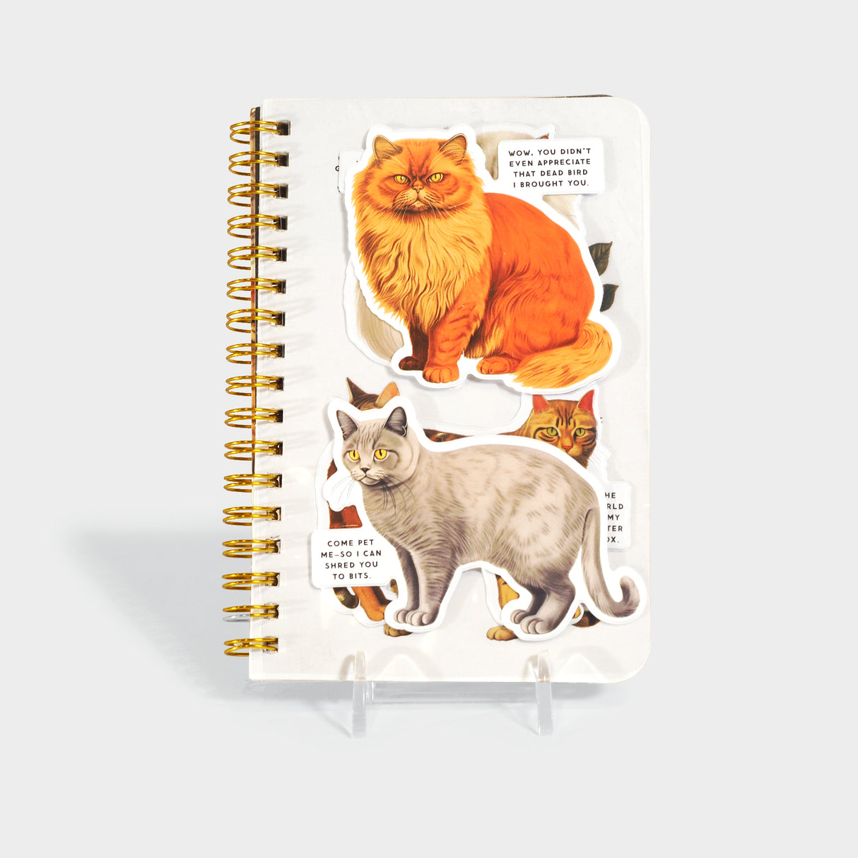 Moody Cats Sticker Book