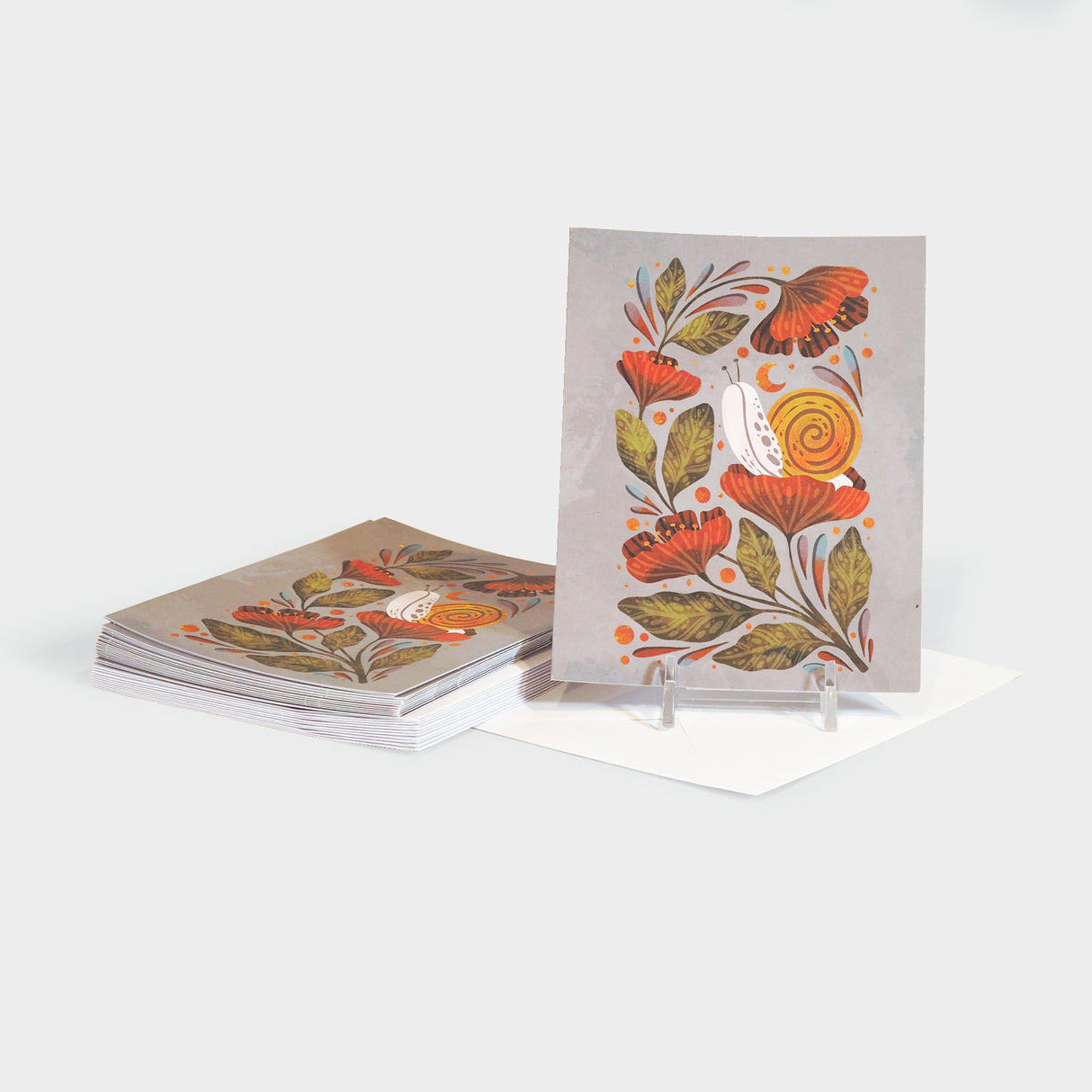 Moonlight Snail Note Cards Set