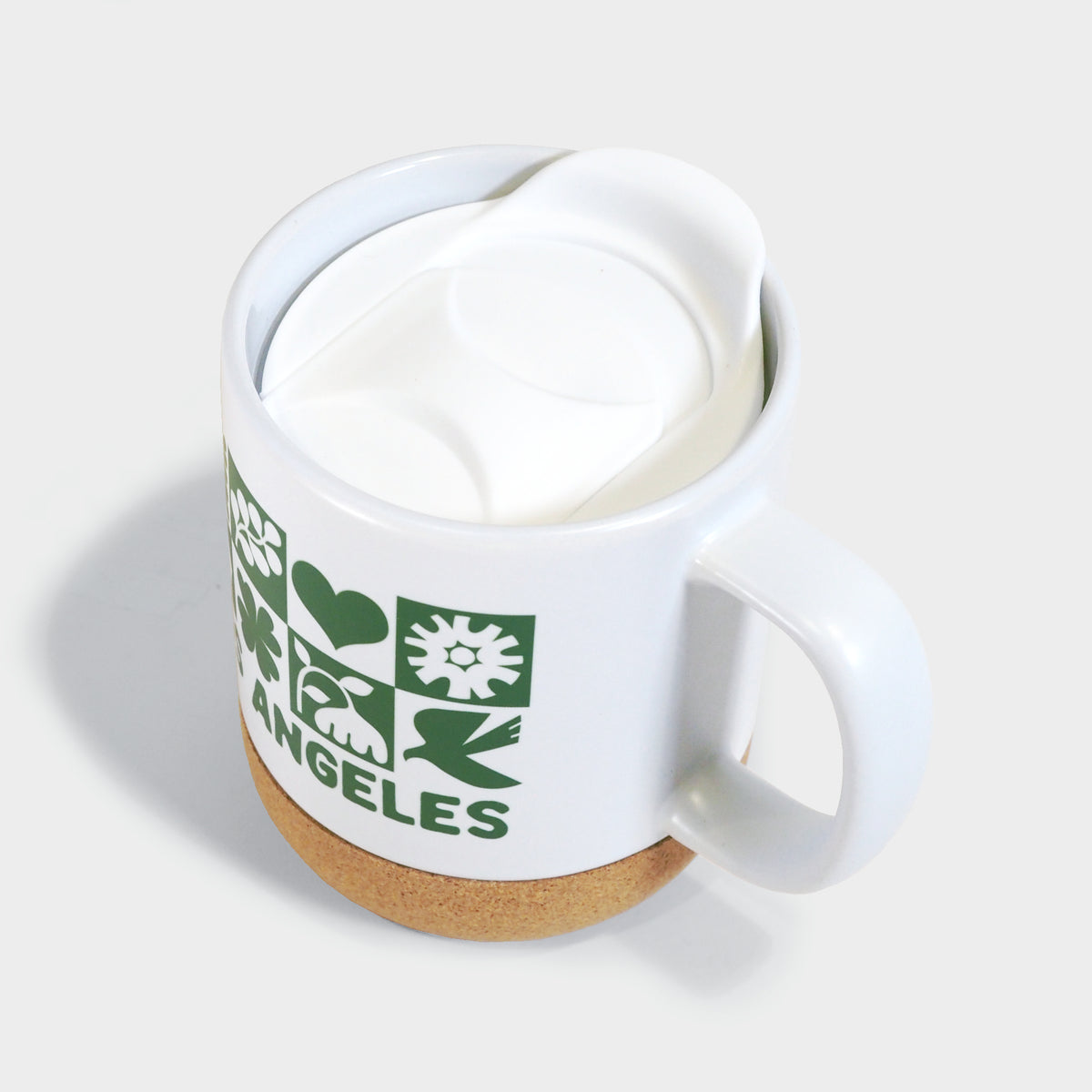 Nature Walk Los Angeles Cork Bottom Mug