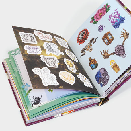 Oddities & Curiosities Sticker, Color & Activity Book