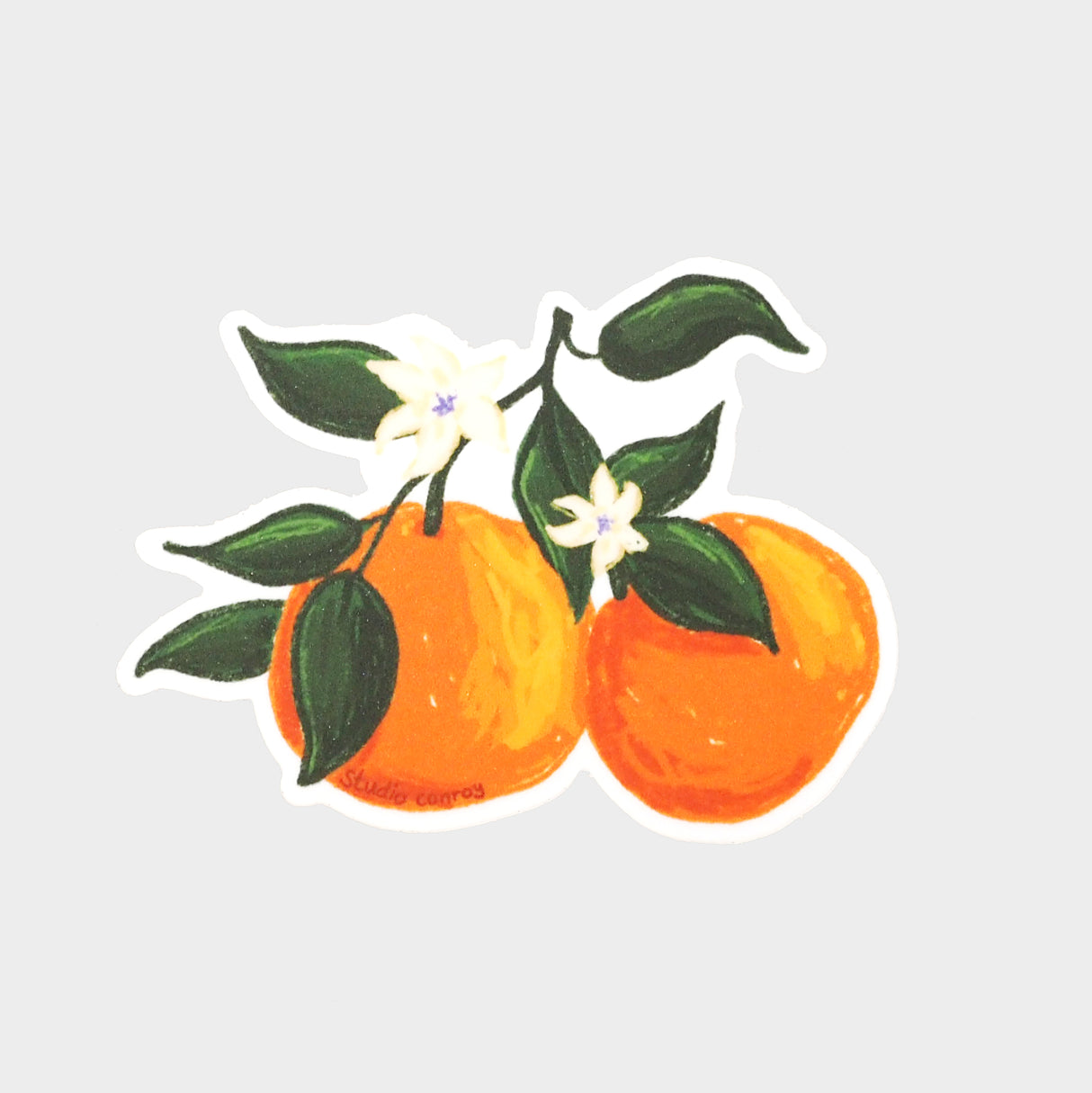 Oranges Die-Cut Sticker