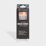 Organ Donor Gel Pens Pack