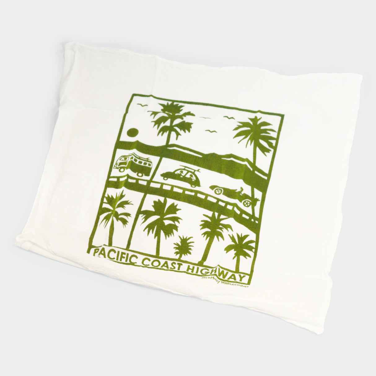 Pacific Coast Highway Flour Sack Dish Towel