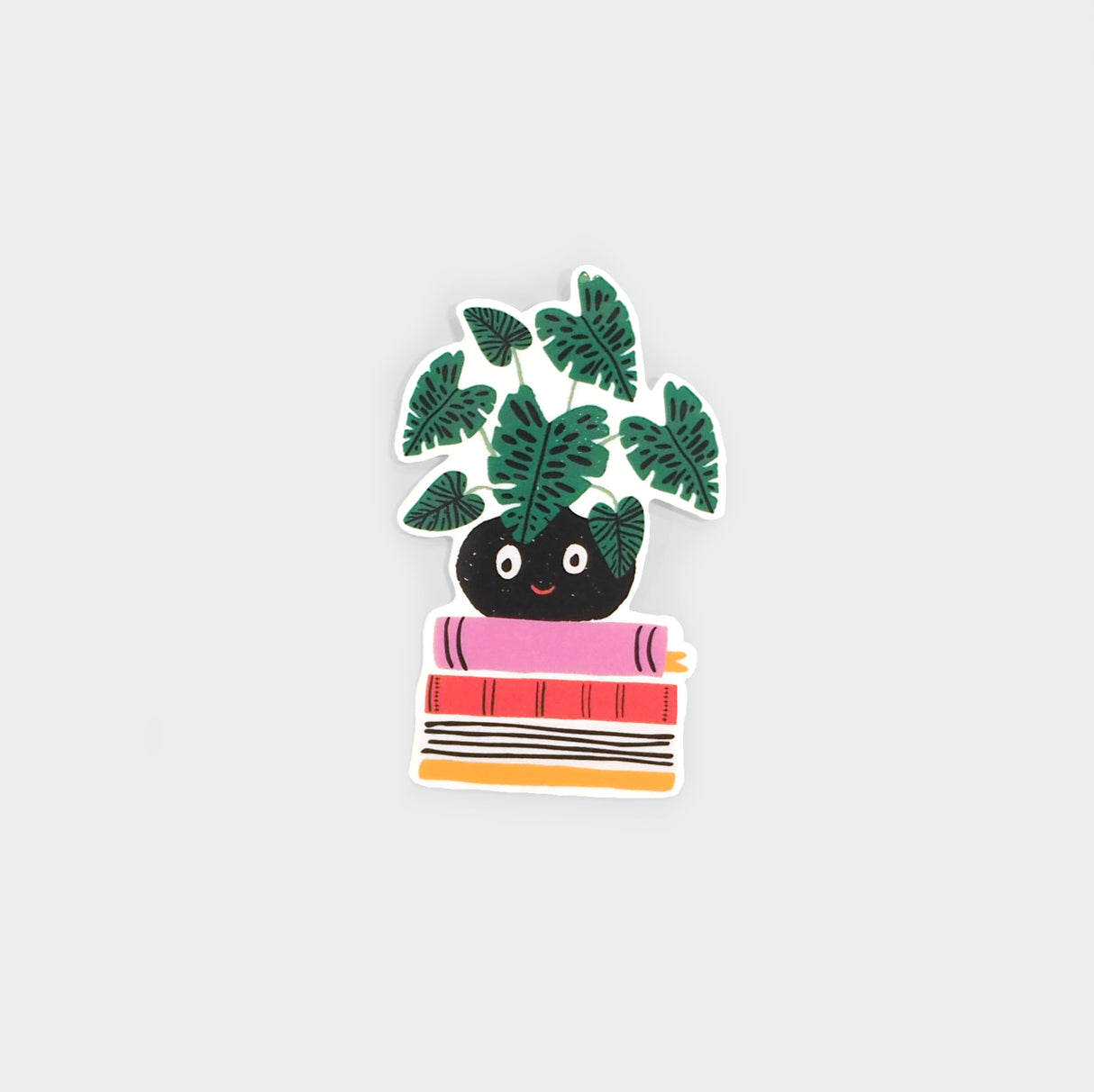 Plant Books Sticker