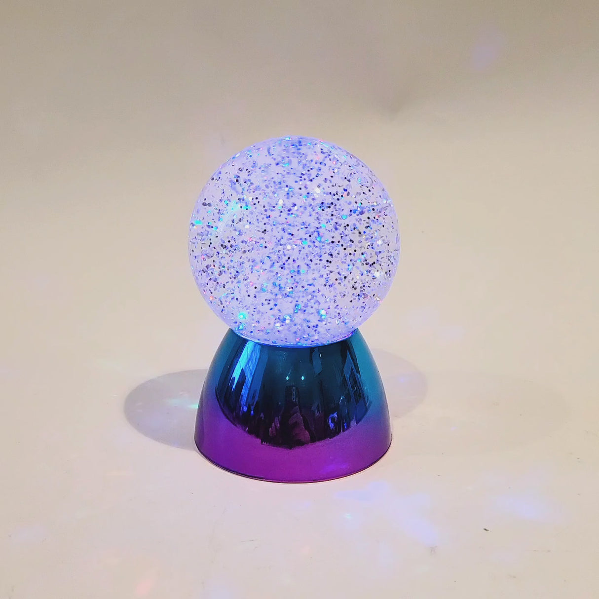 Disco Glitter Light Up Color Changing Ball