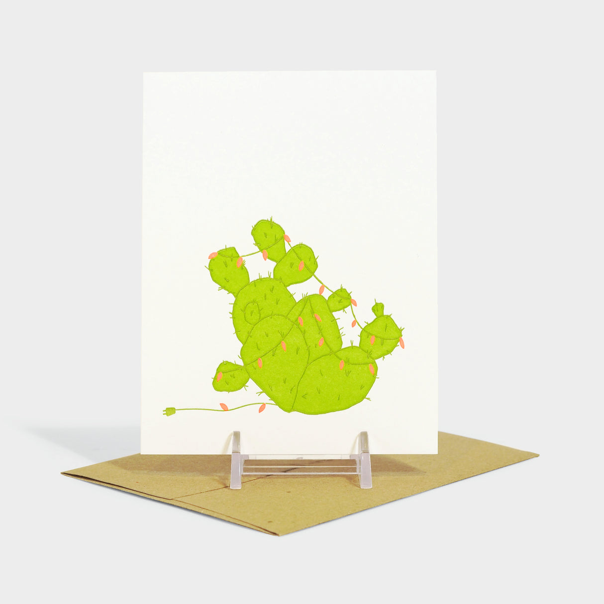 Prickly Pear Xmas Tree Card