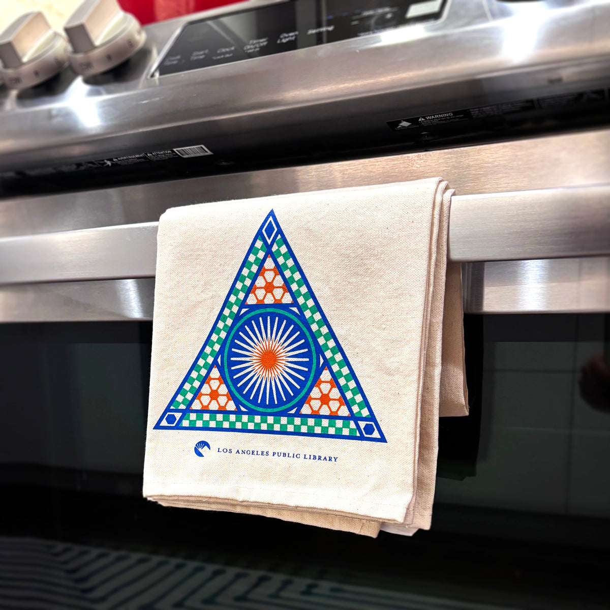 Central Library Pyramid Tea Towel