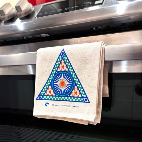 Central Library Pyramid Tea Towel