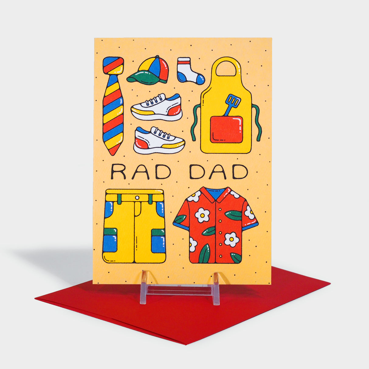 Rad Dad Greeting Card