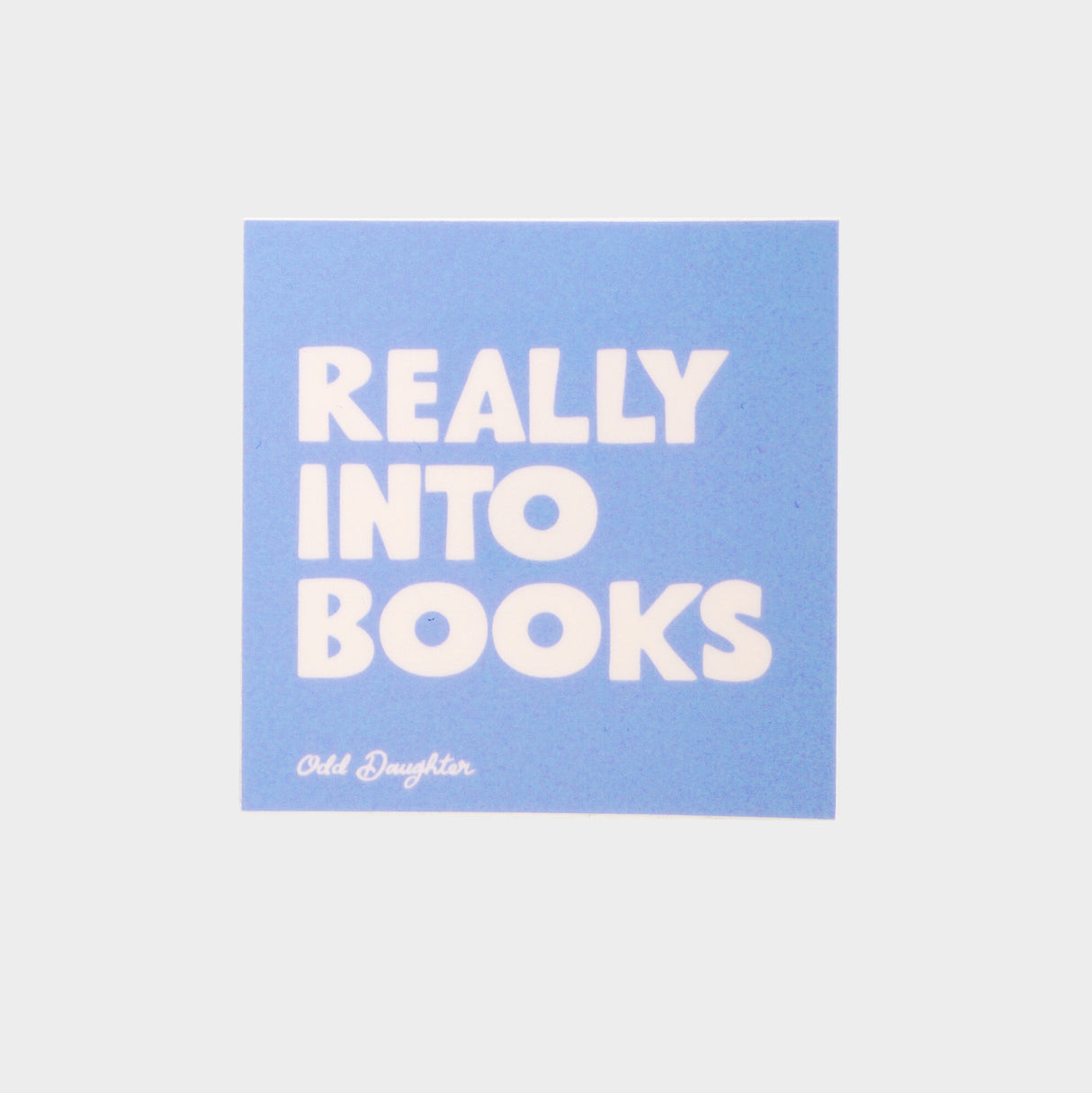 Really Into Books Vinyl Sticker