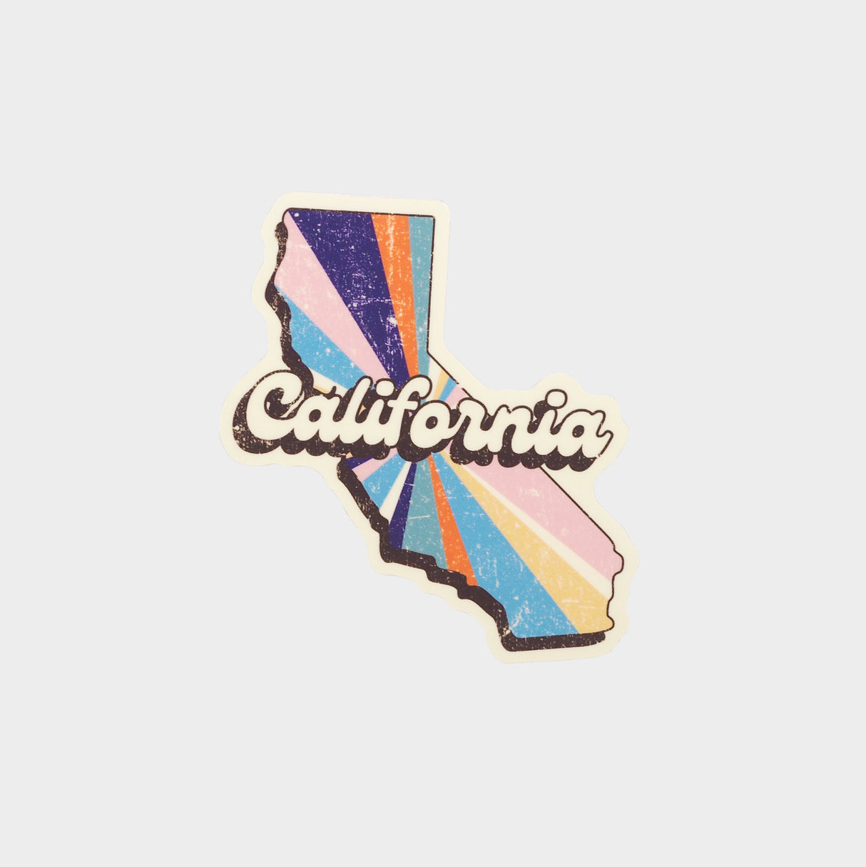 Retro California Sticker