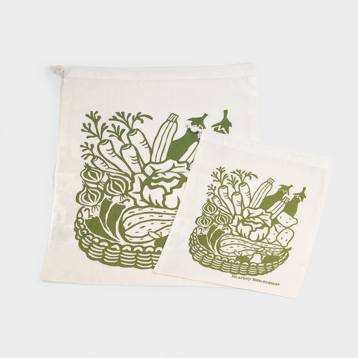 Reusable Produce Cloth Bag Set