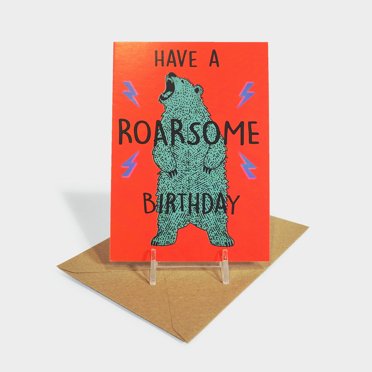 Roarsome Birthday Greeting Card