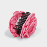 Rose Flower Hair Claw Clip