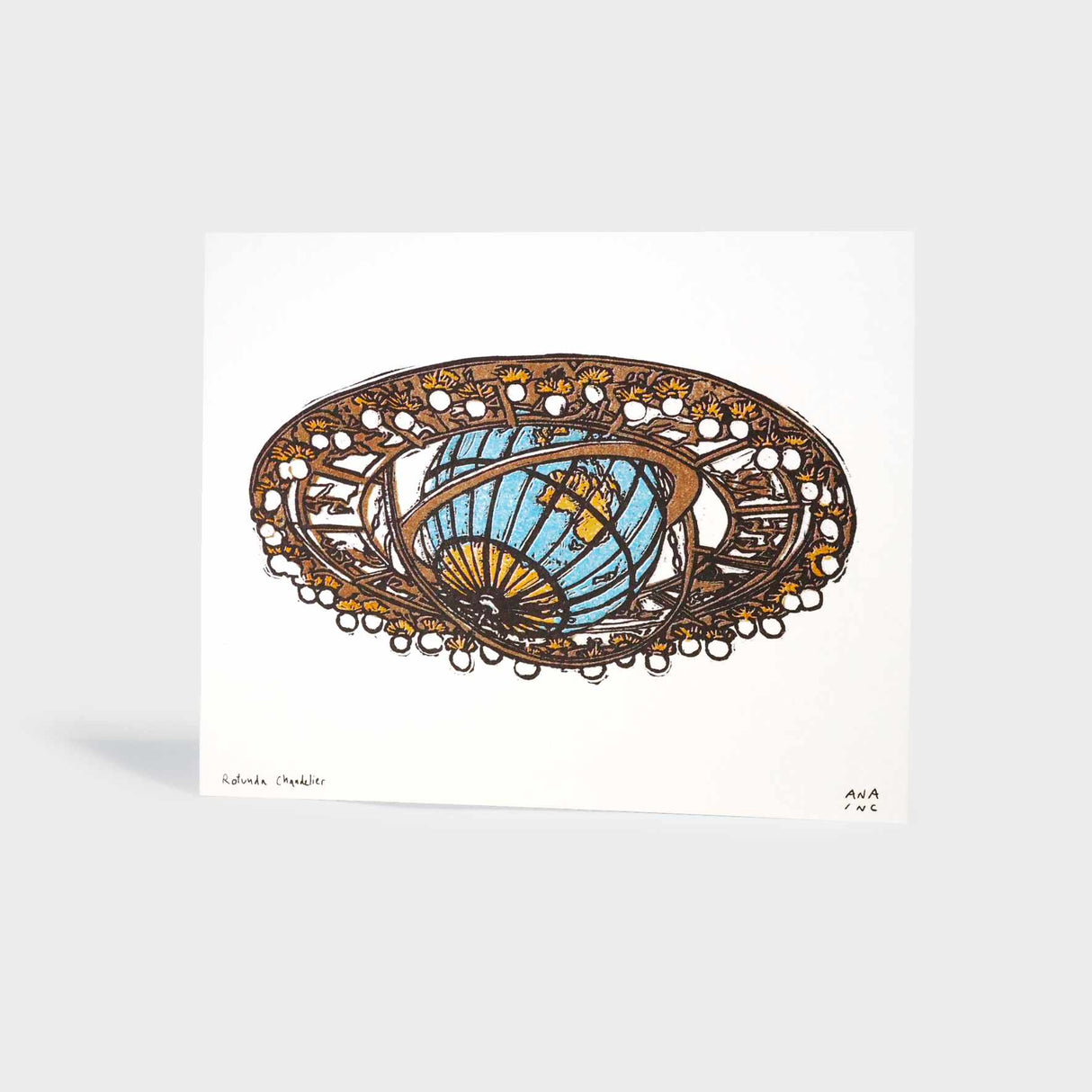 Rotunda Chandelier 8x10 Print