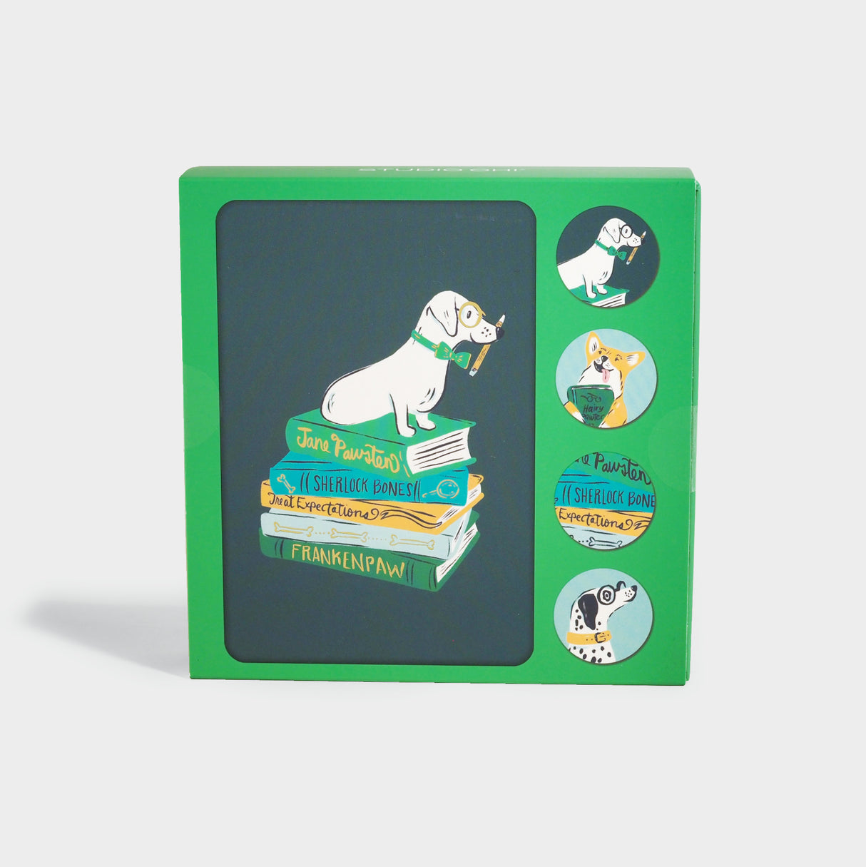 Smart Pups Assorted Note Card Set with Stickers