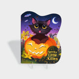 Spooky Little Kitten Cat Shaped Board Book