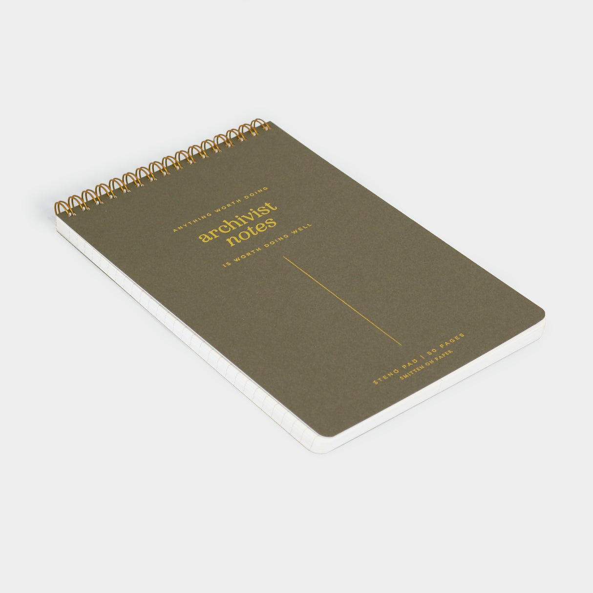 Steno Notepad Grey Notebook