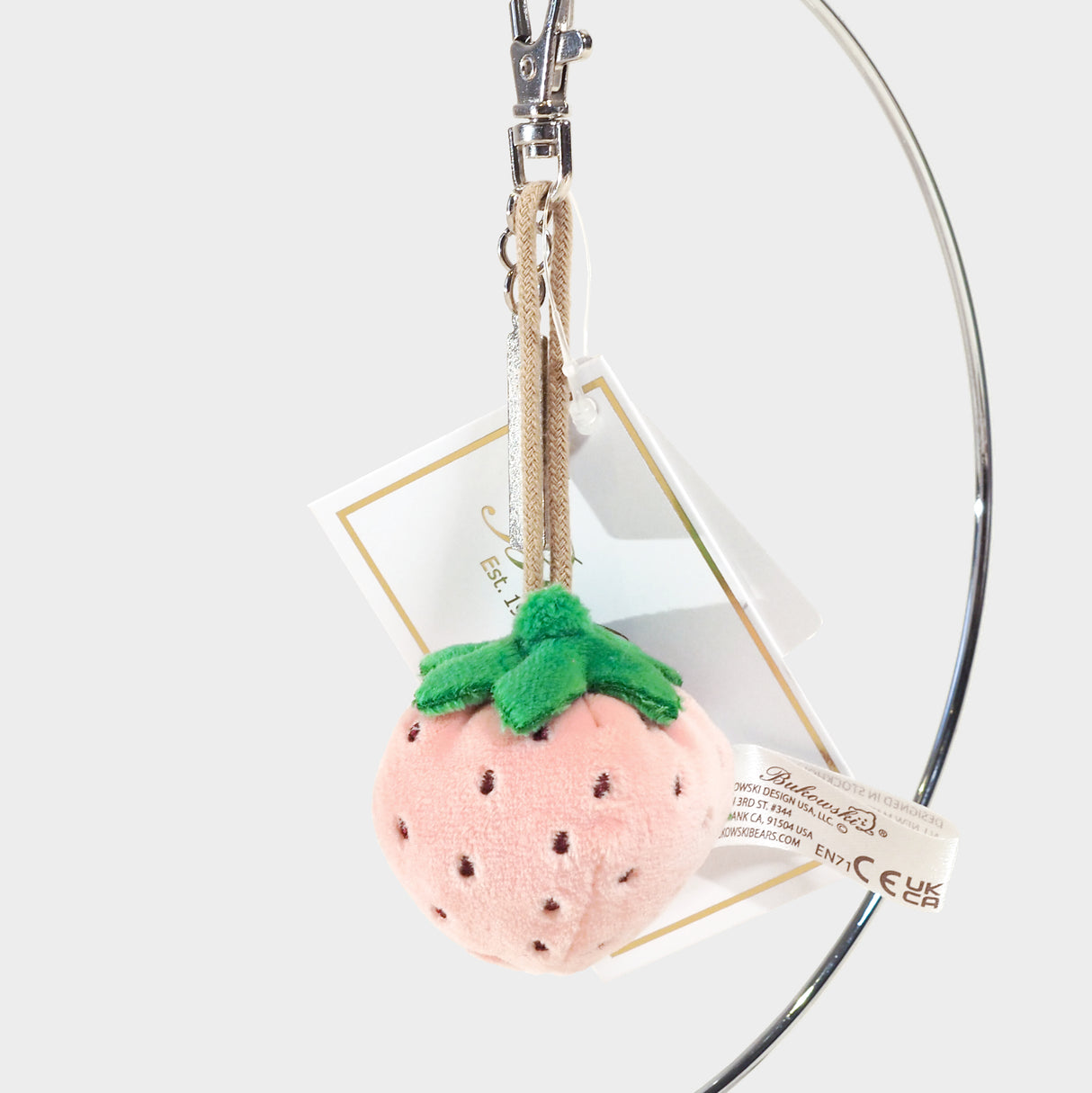 Strawberry Key Ring