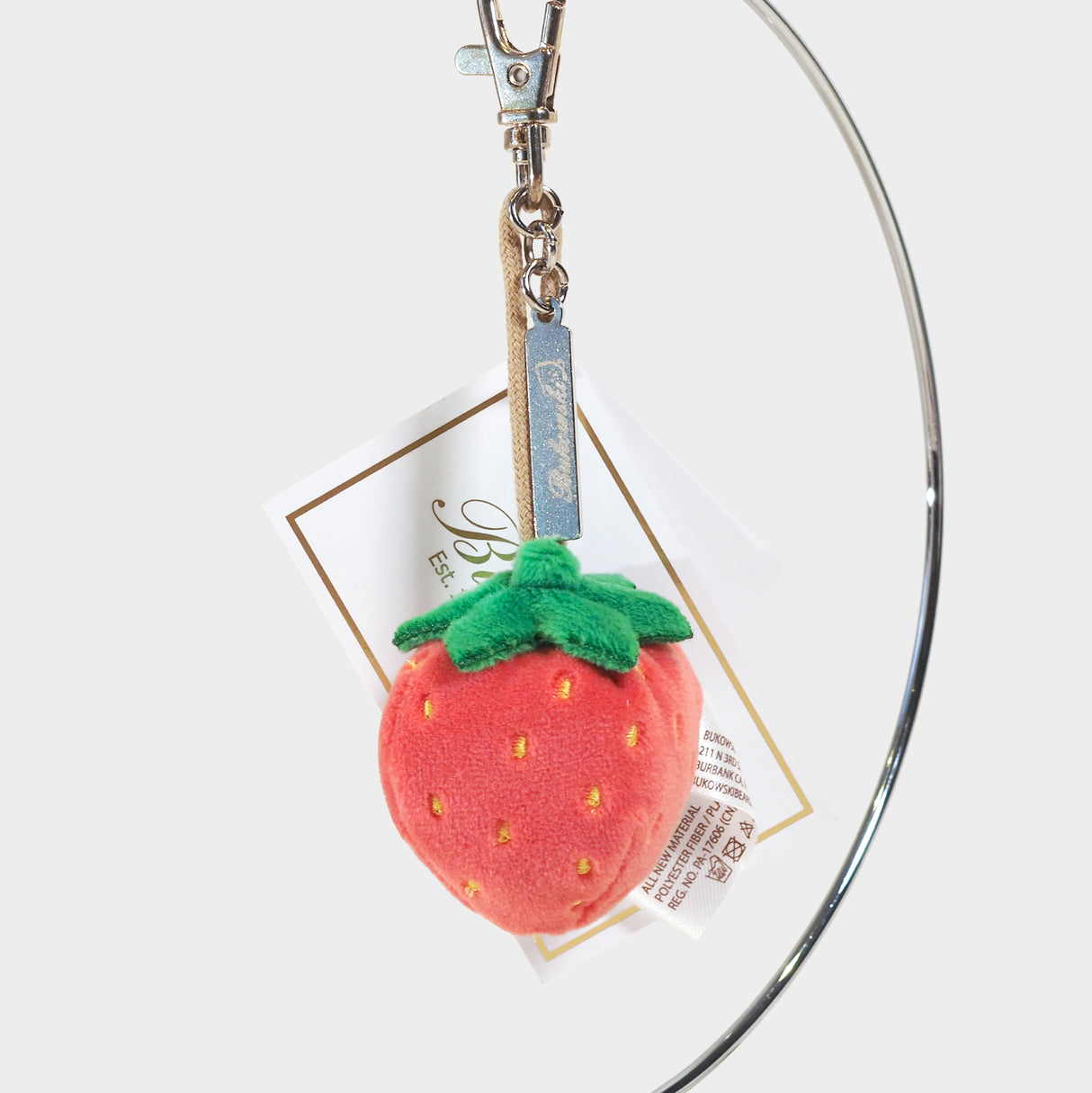 Strawberry Key Ring