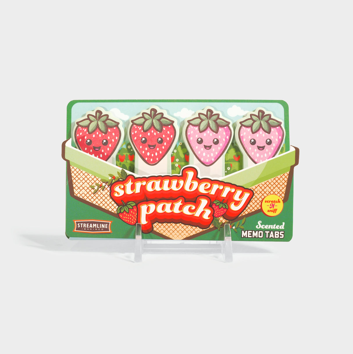Strawberry Scented Memo Tabs