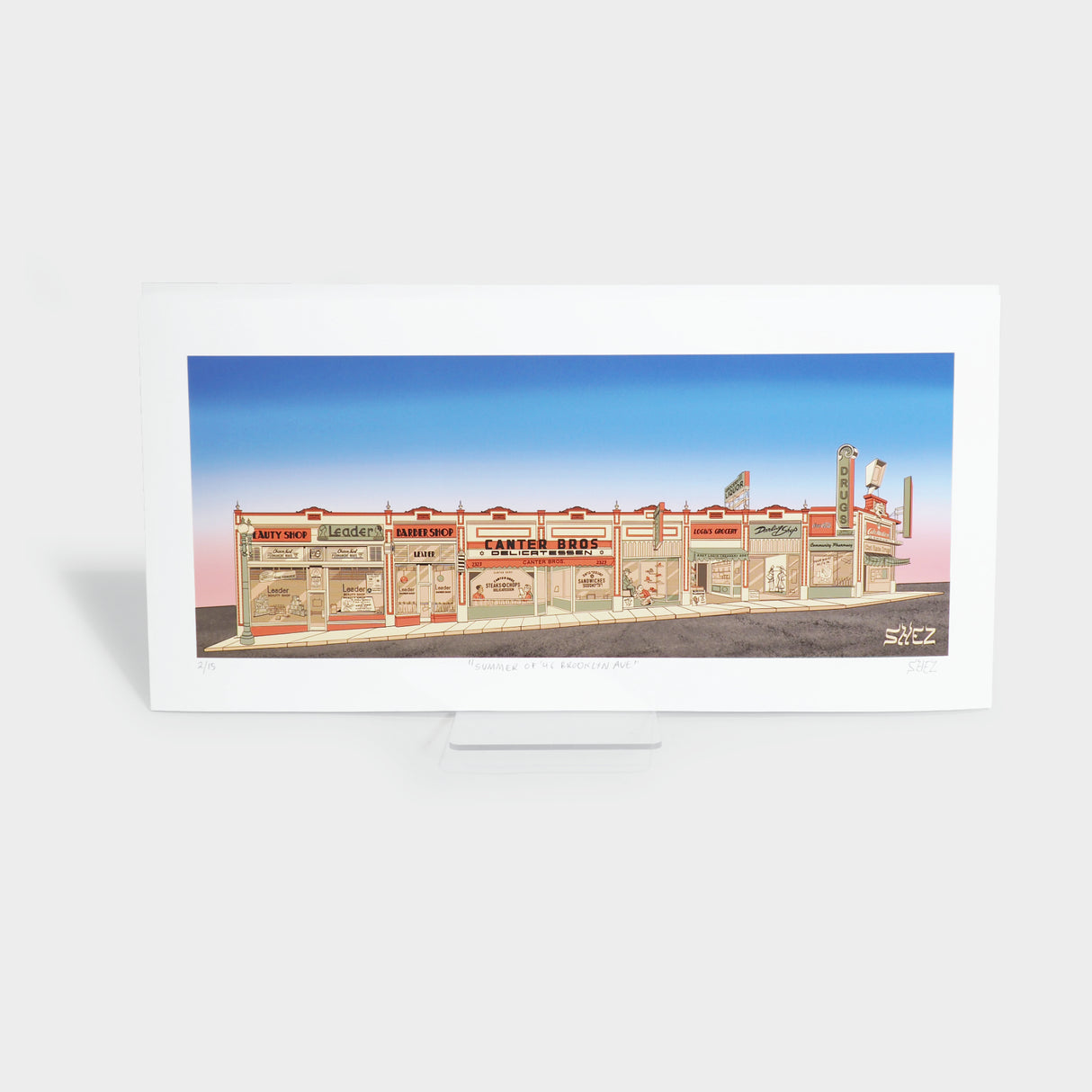 Canter Bros. Panorama Giclee Art Print