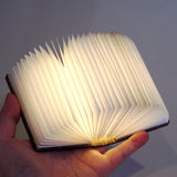 Super Mini Smart Book Light in Walnut