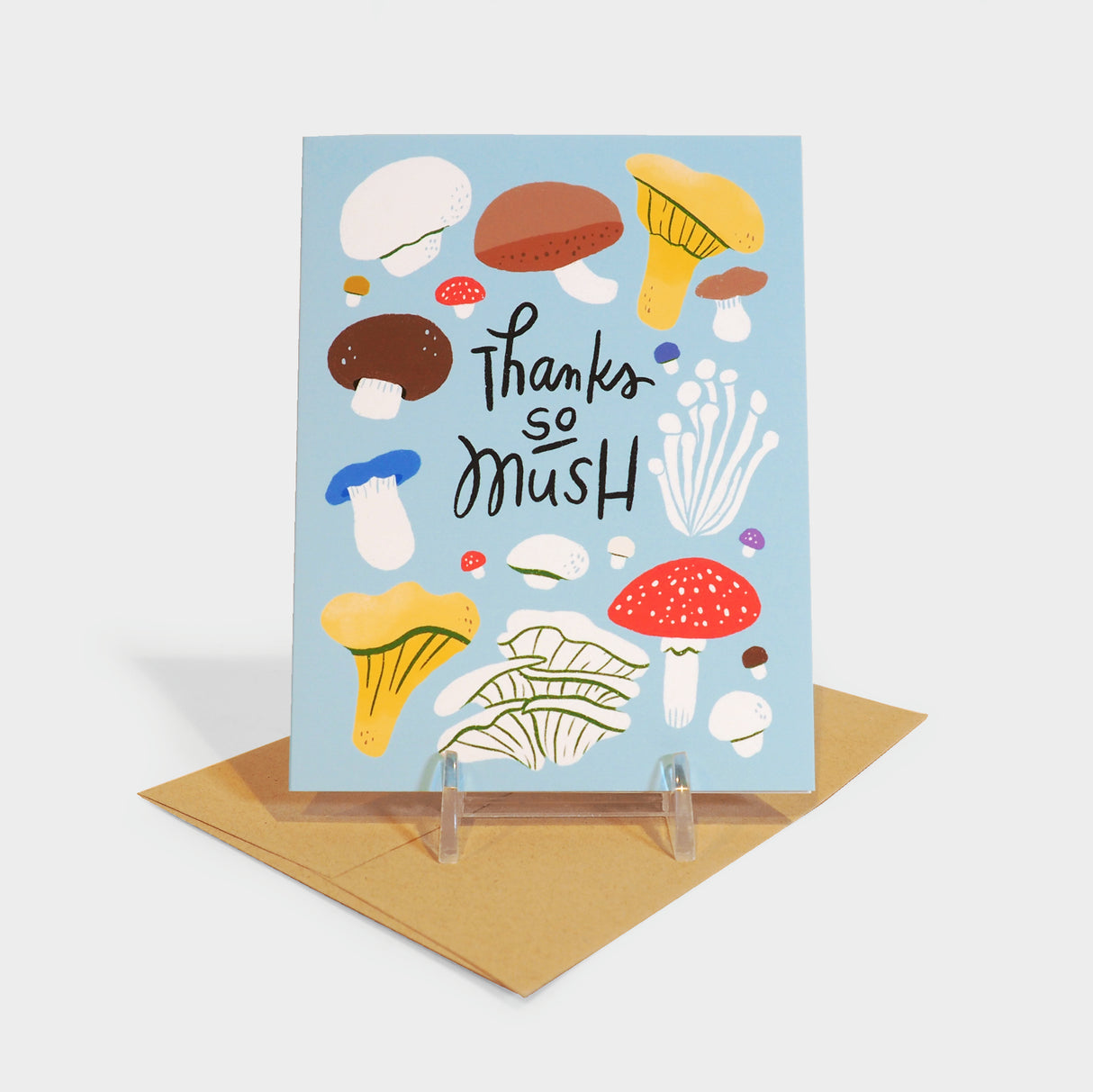 Thanks So Mush Greeting Card