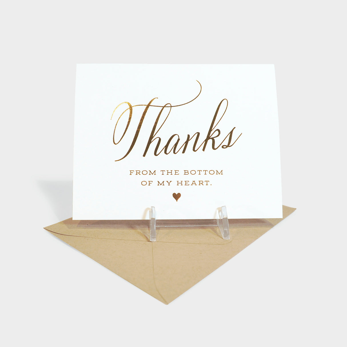 Thank You Heart Greeting Card