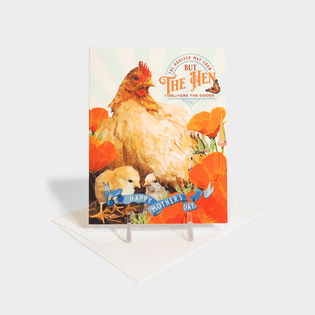 The Hen Delivers Mother's Day Card