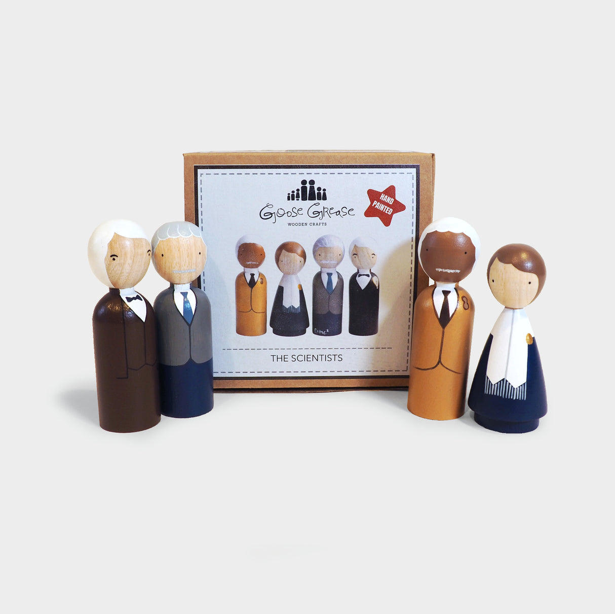 The Scientists Wooden Doll Set