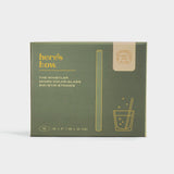 The Whistler Colored Glass Straw Set