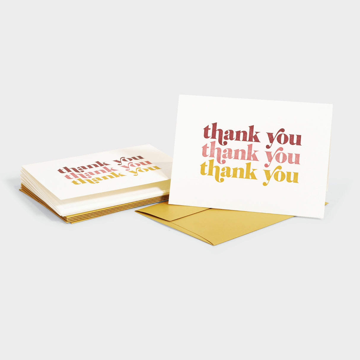 Trio Thanks Box of 6 Cards