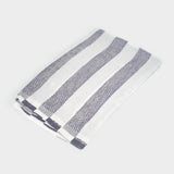 Turkish Linen Stripe Scarf in Denim